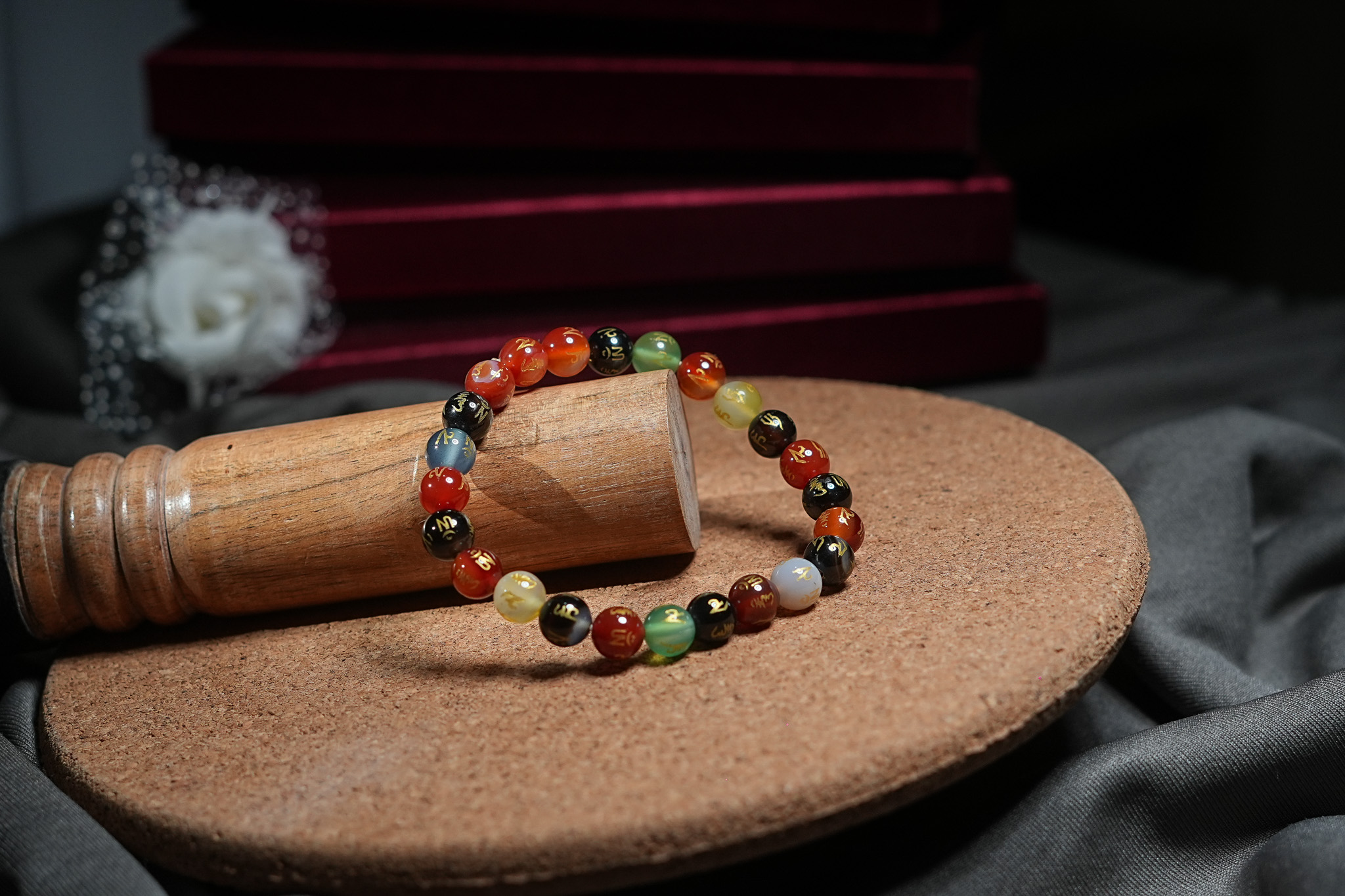 Seven Chakra + Om Mani Padme Hum Bracelet thumbnail 2