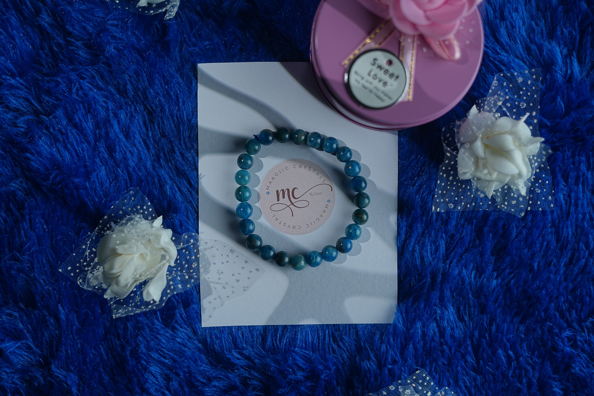Blue Apatite Bracelet