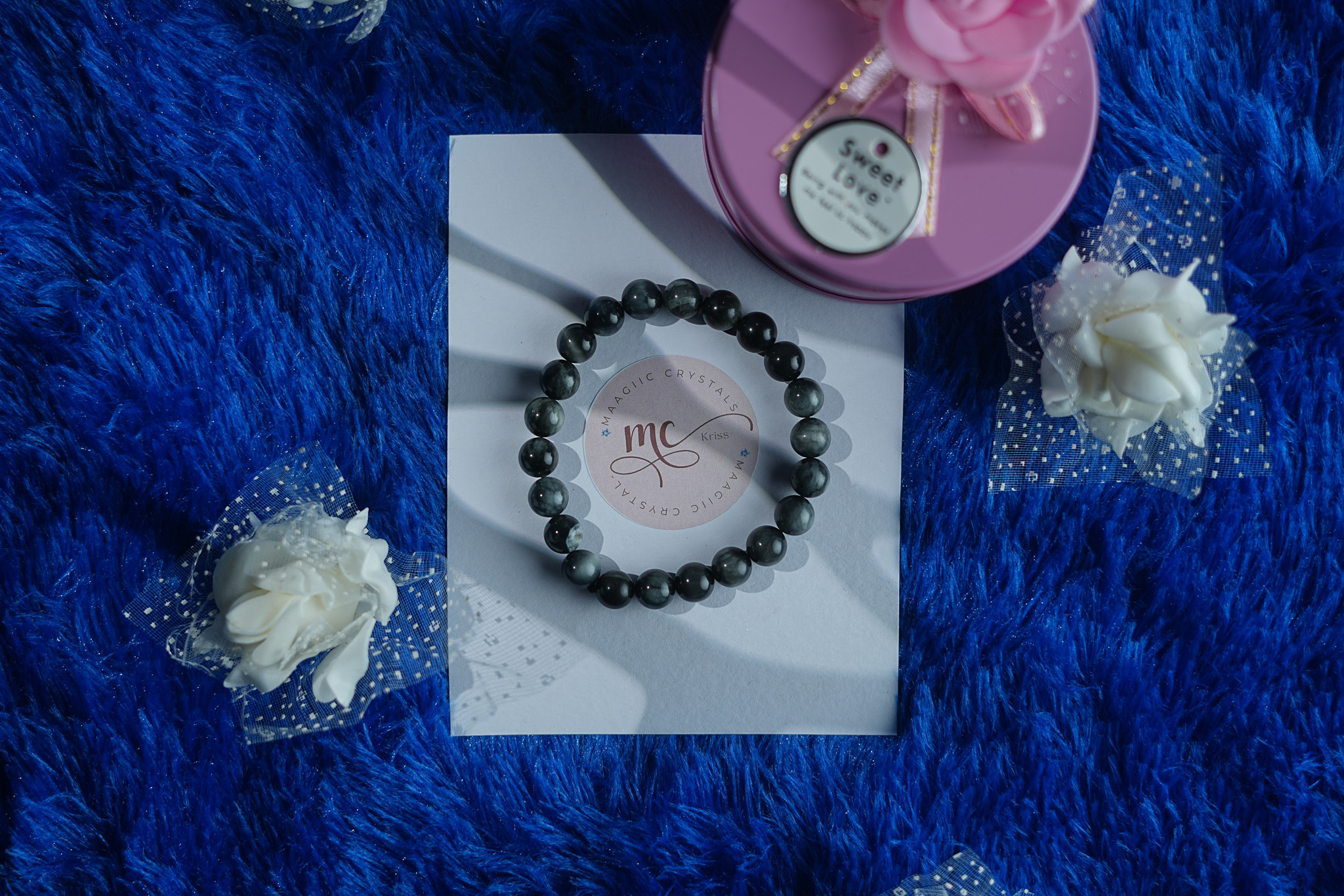 Grey Cat’S Eye Bracelet