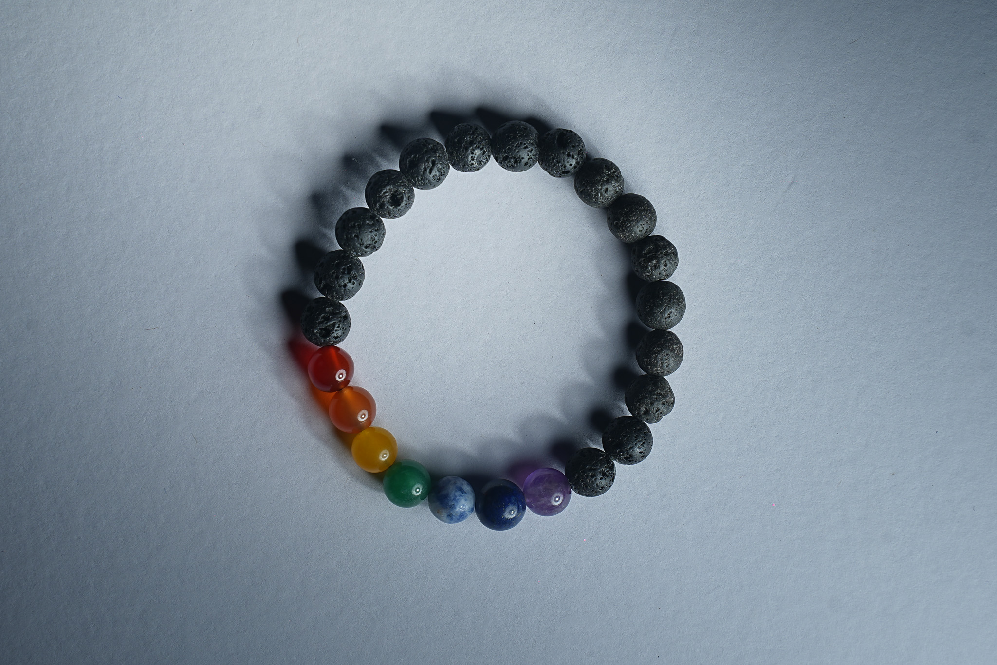 Lava Seven Chakra Crystal Bracelet thumbnail 4