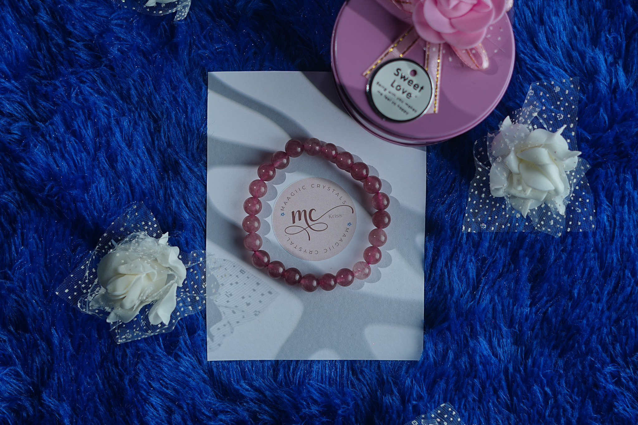 Strawberry Quartz Bracelet