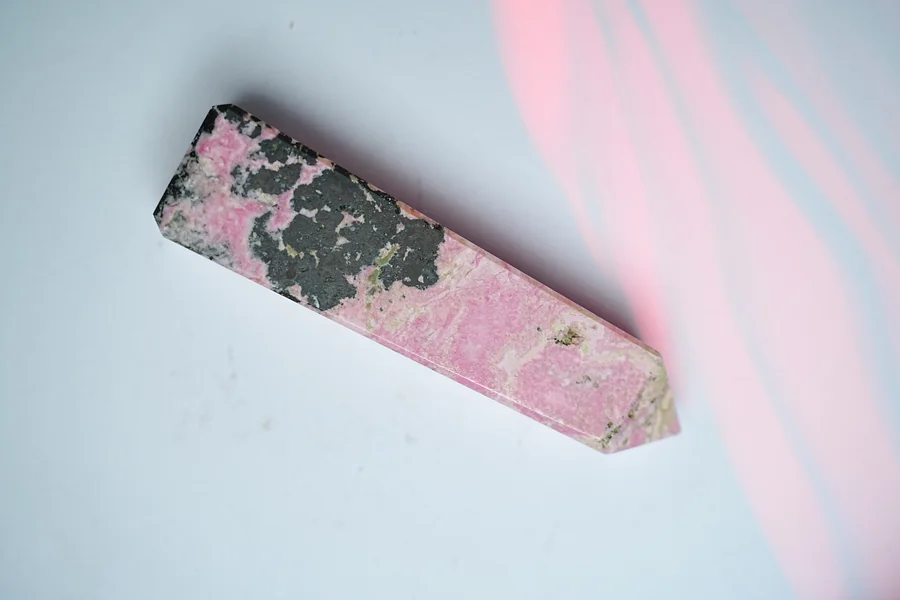 Rhodonite Crystal Tower thumbnail 2