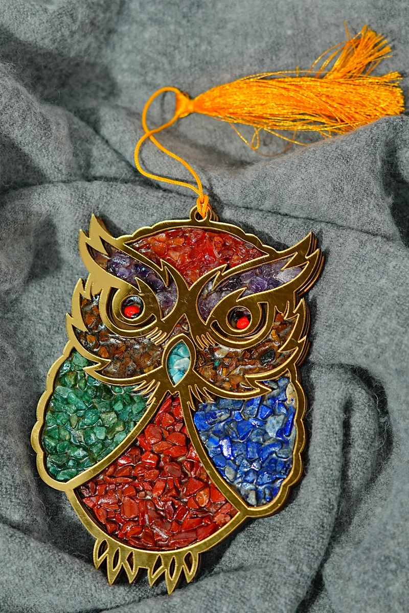 Owl Seven Chakra Hanging thumbnail 2