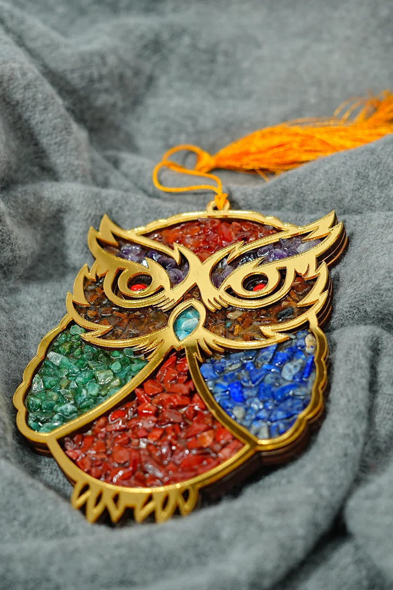 Owl Seven Chakra Hanging thumbnail 3