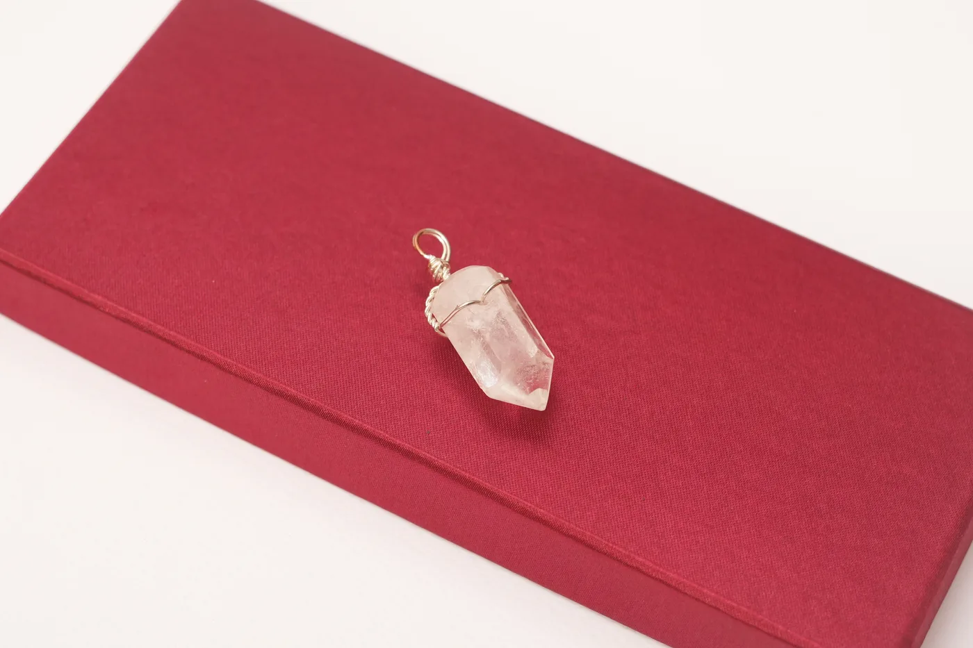 Clear Quartz Crystal Pendant