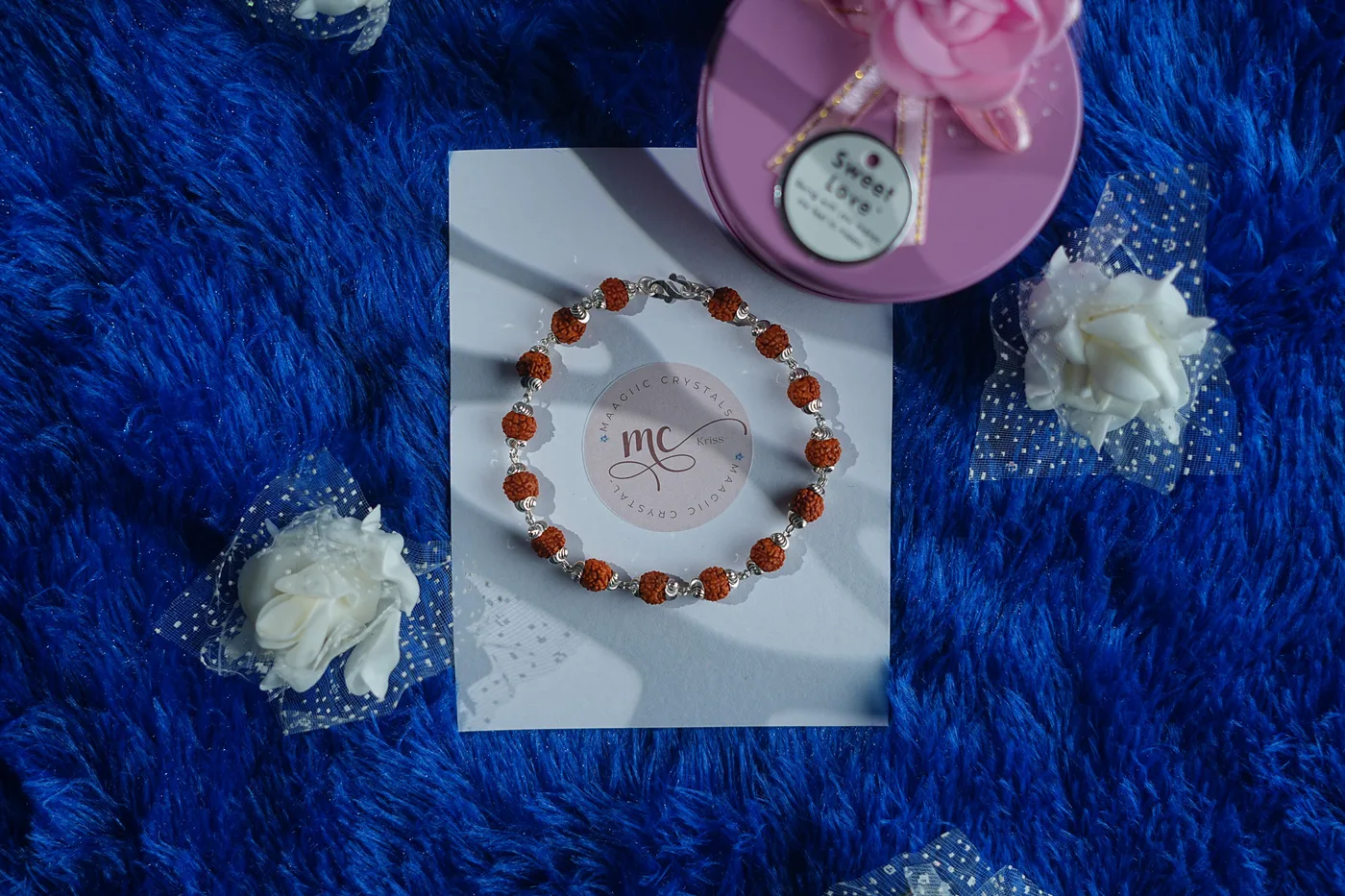Silver Rudraksha Bracelet