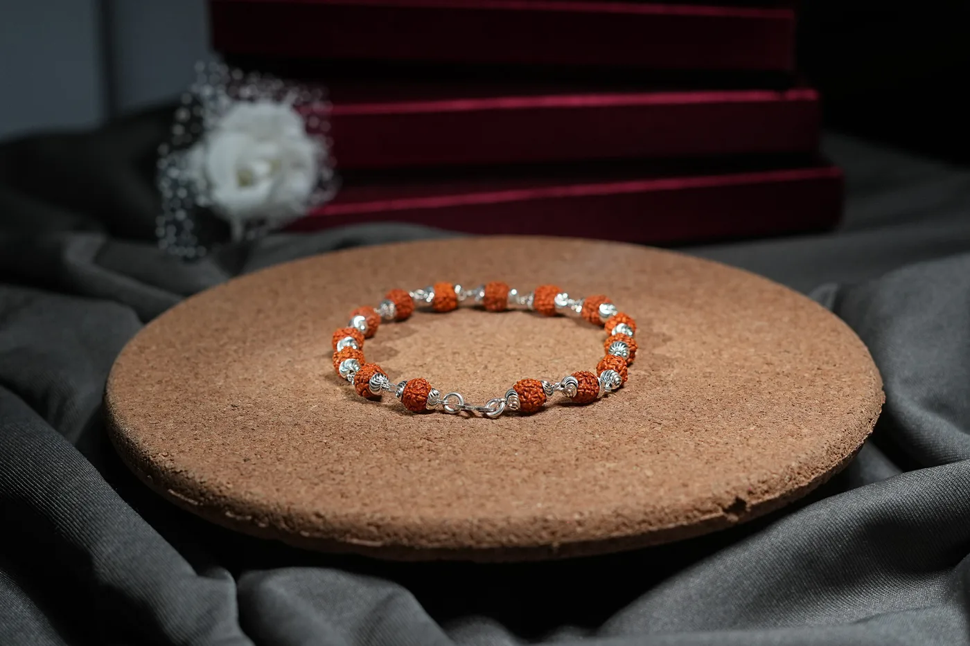 Silver Rudraksha Bracelet thumbnail 2