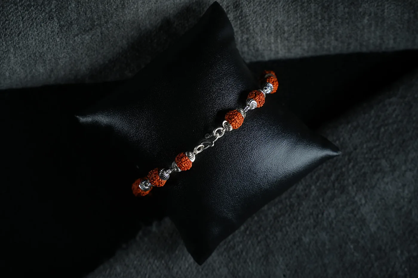 Silver Rudraksha Bracelet thumbnail 4