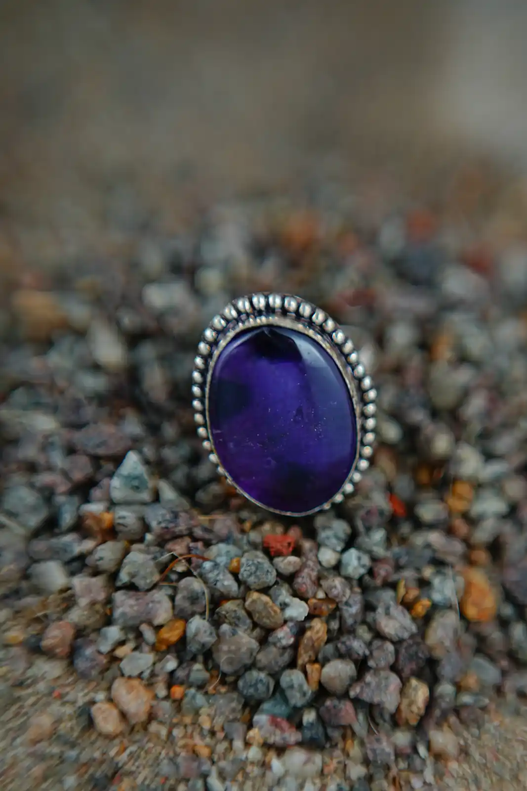Amethyst Oval Ring