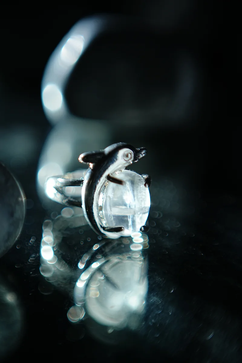 Clear Quartz Dolphin Ring thumbnail 3