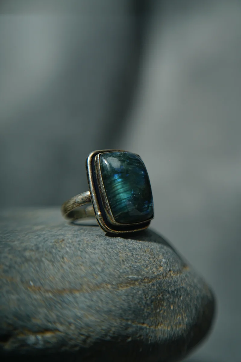 Labradorite Blue Flash Ring thumbnail 2