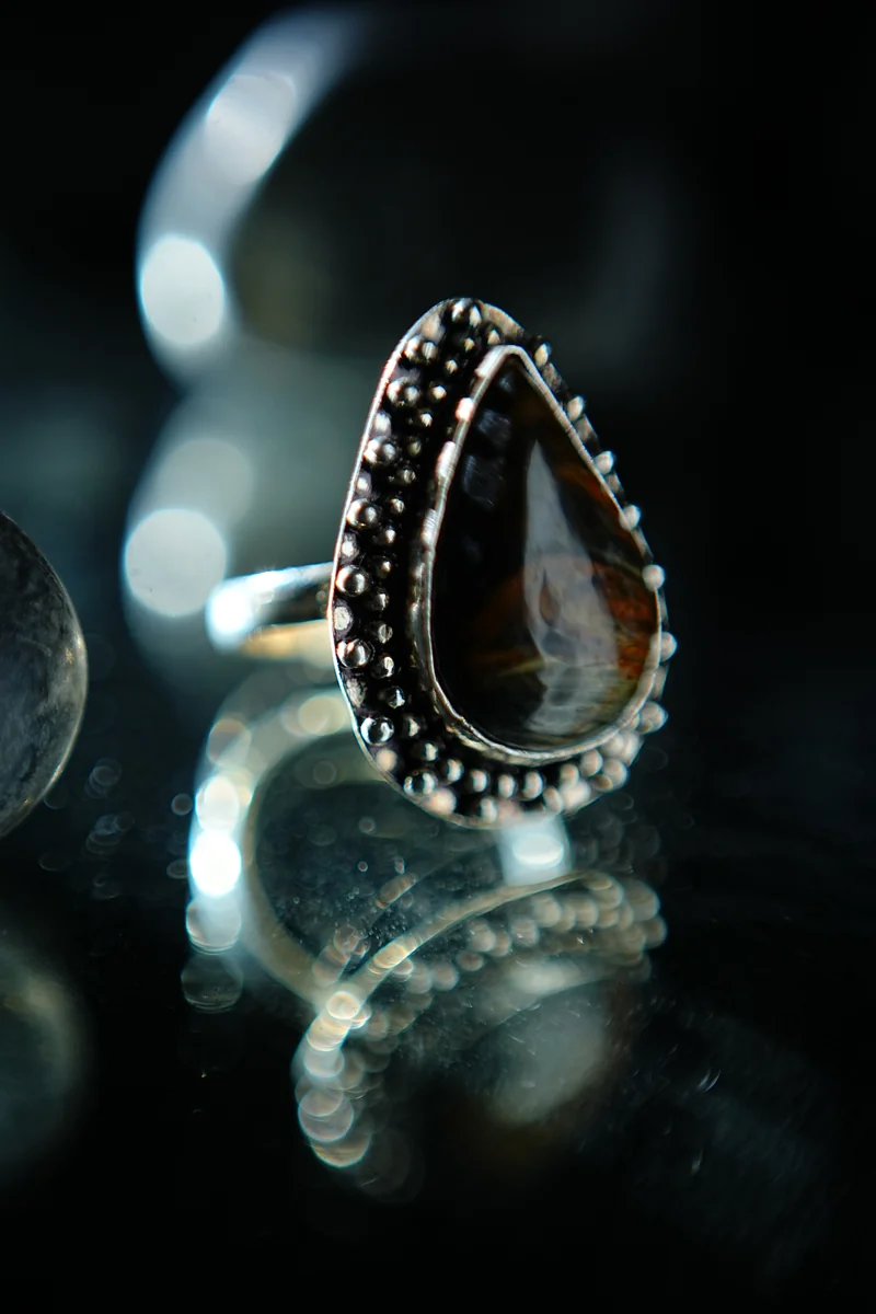 Labradorite Green Flash Ring thumbnail 2