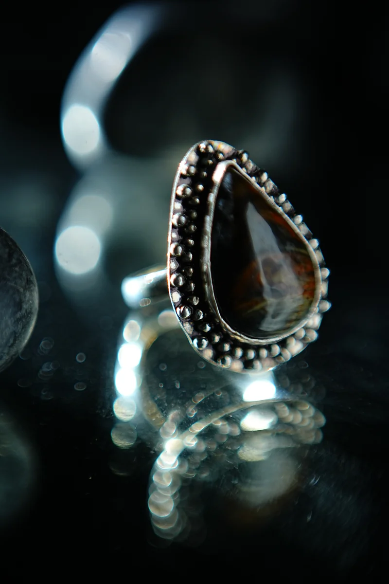 Labradorite Green Flash Ring thumbnail 3