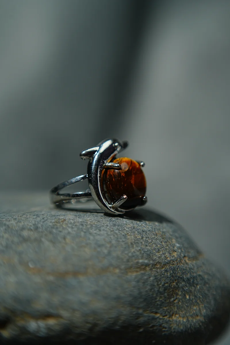Tiger Eye Dolphin Ring thumbnail 3