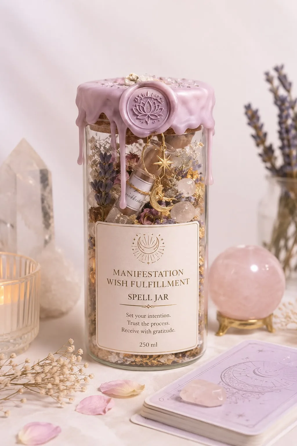 Manifestation wish fulfillment Spell Jar thumbnail 3