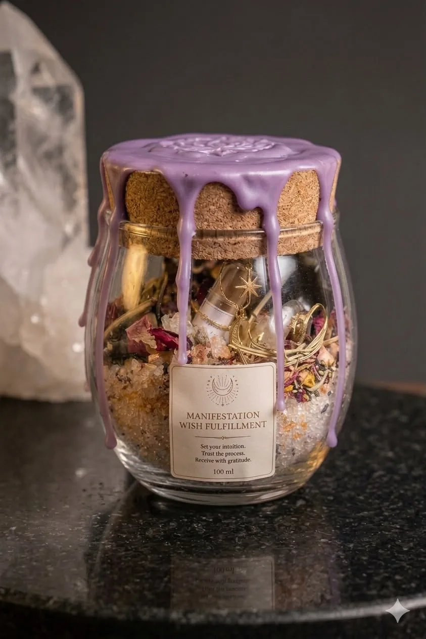 Manifestation wish fulfillment Spell Jar thumbnail 2