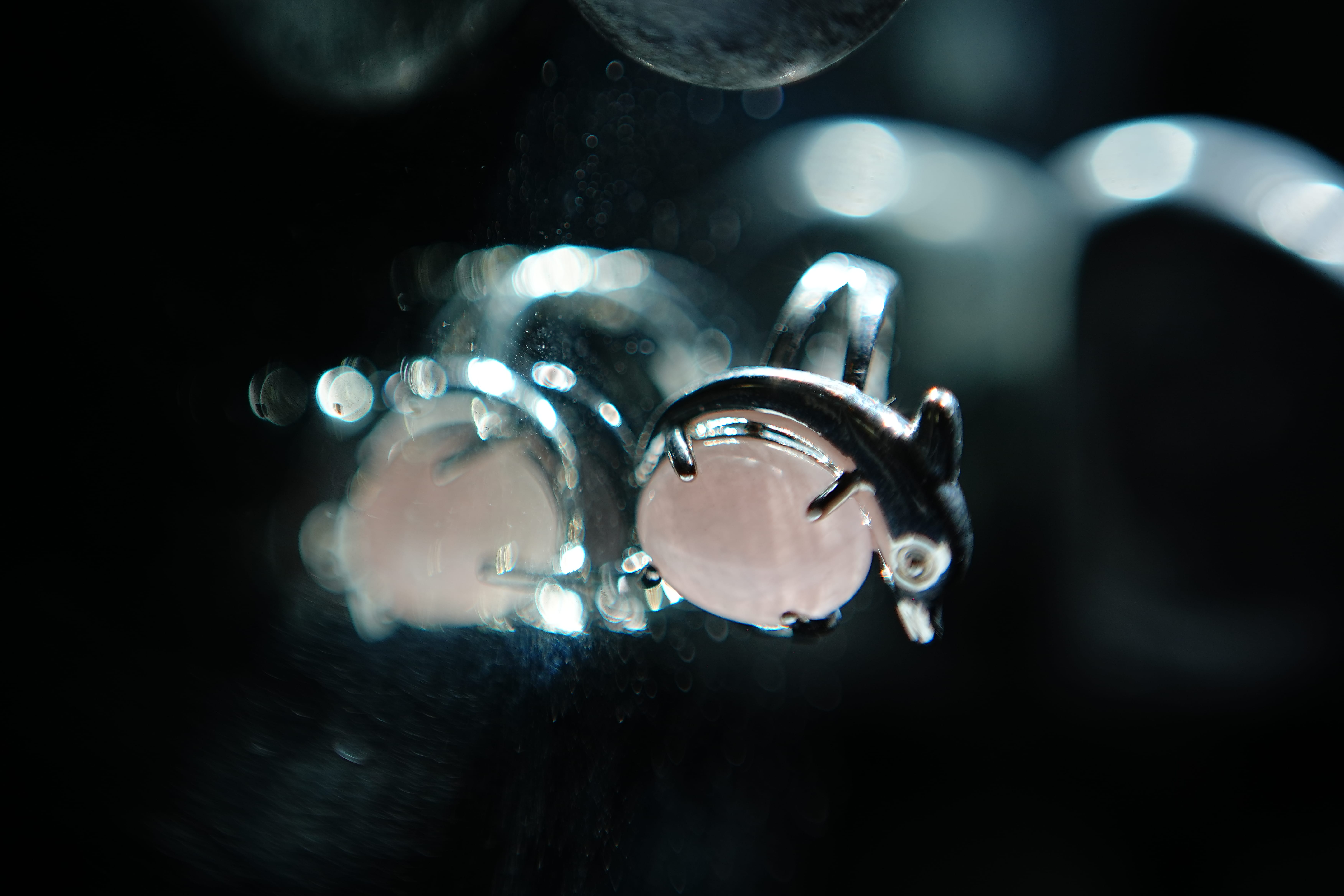 Rose Quartz Dolphin Ring thumbnail 2
